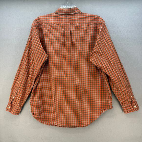 Ralph Lauren Shirt Men's XL Orange Plaid Classic Fit Button Down Business Casual - Picture 2 of 9